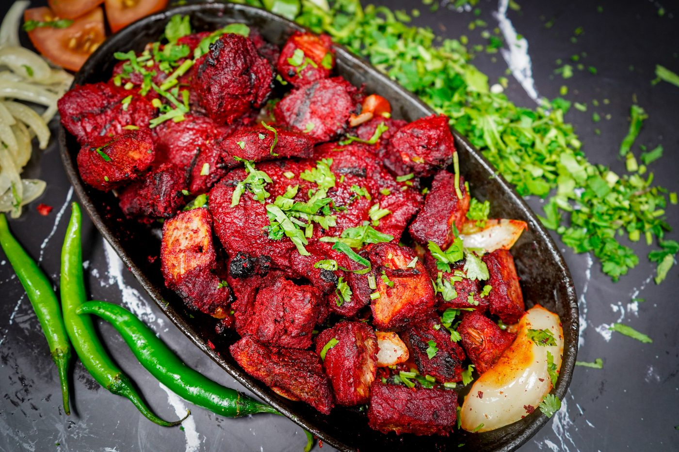 Chicken tikka sizzler